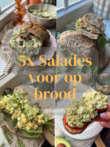 5 x Salades Perfect voor Op Je Brood!