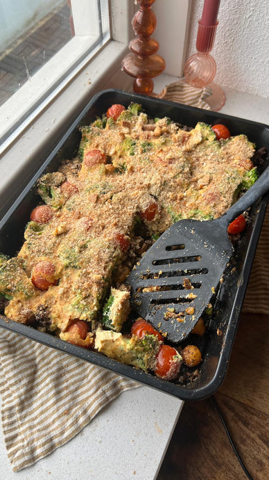 Krieltjes Ovenschotel met Gehakt en Broccoli